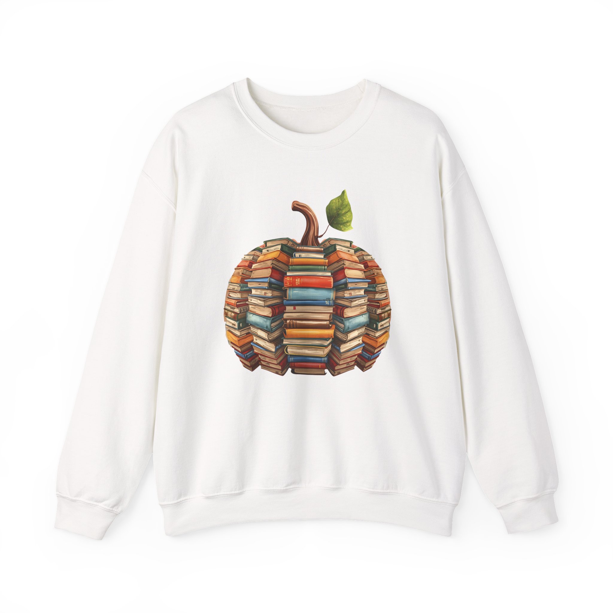 Pumpkin-Crewneck Sweatshirt