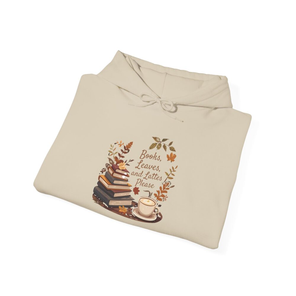 Books, Leaves, and Lattes Please - Unisex Hoodie - Image 8
