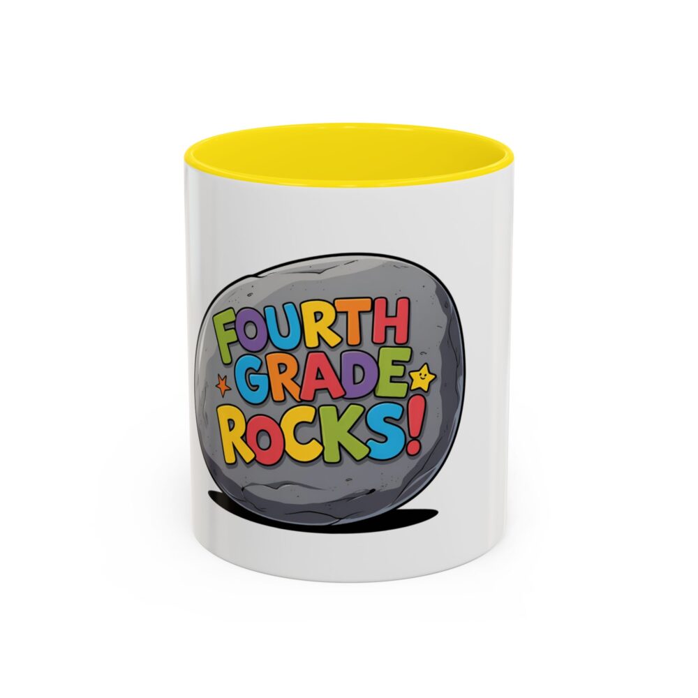 Fourth Grade Rocks - Coffee Mug - Image 49