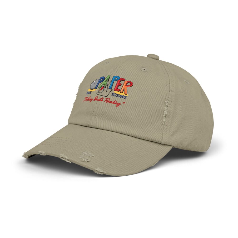 Rock, Paper, Scissors, Nothing Beats Reading - Unisex Adjustable Baseball Cap - Image 6