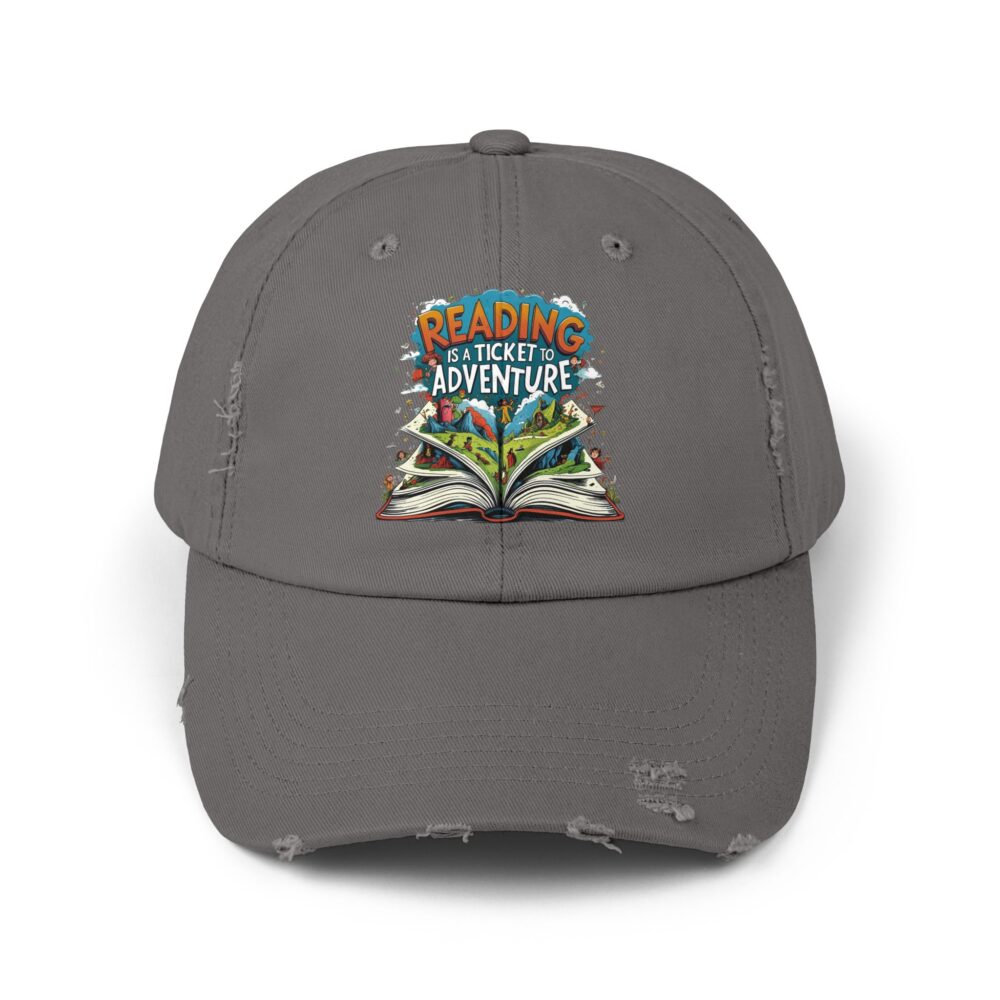 Reading is a Ticket to Adventure - Unisex Adjustable Baseball Cap - Image 21