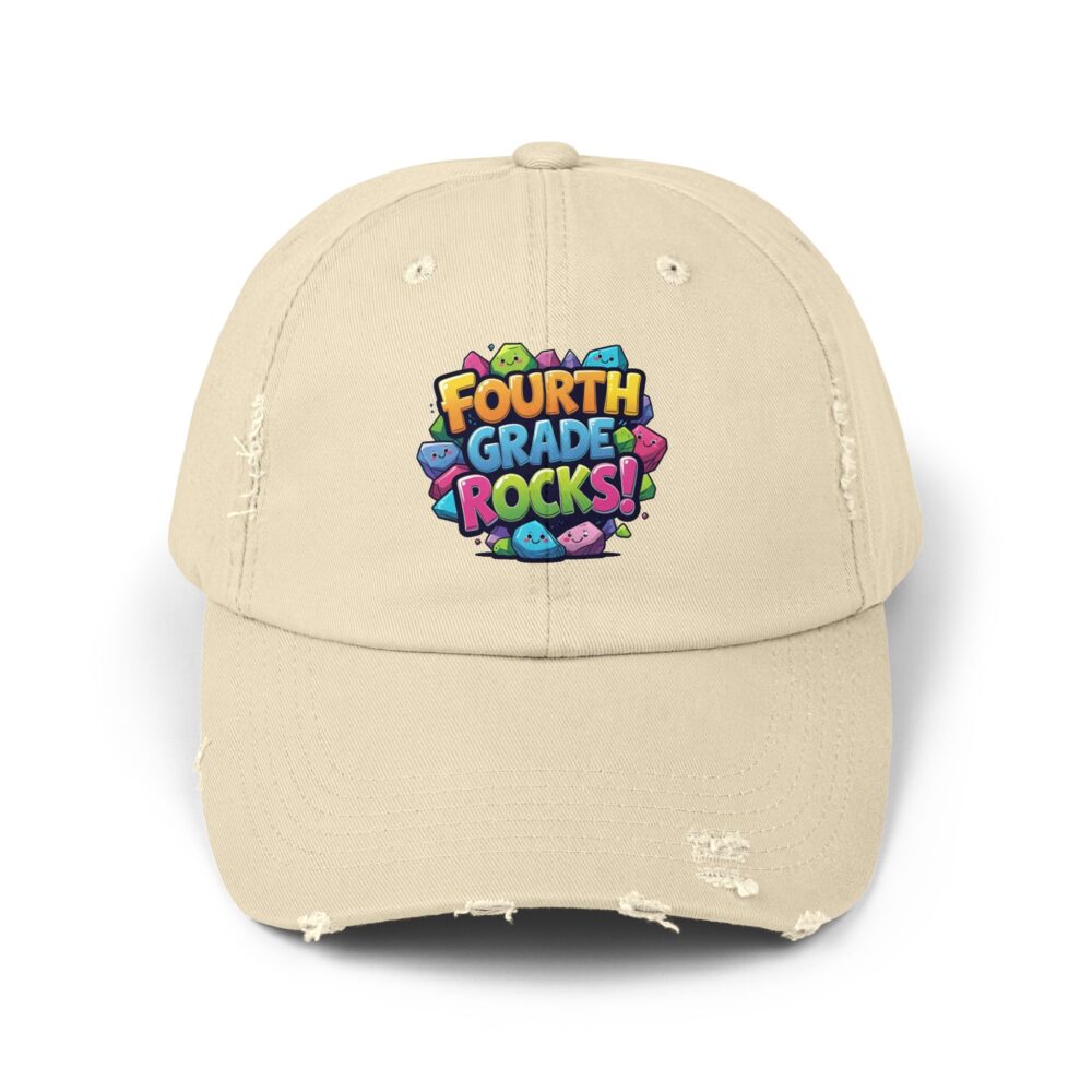 Fourth Grade Rocks, Unisex Adjustable Baseball Cap - Image 5