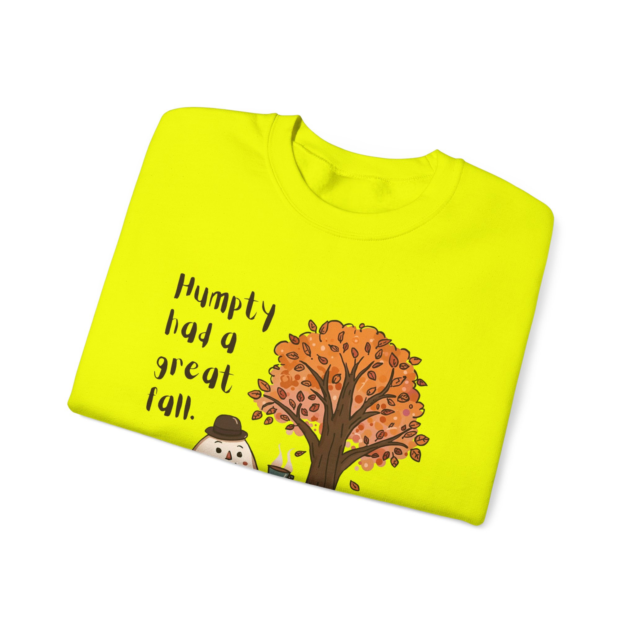 Humpty had a great Fall-Crewneck Sweatshirt - Image 31