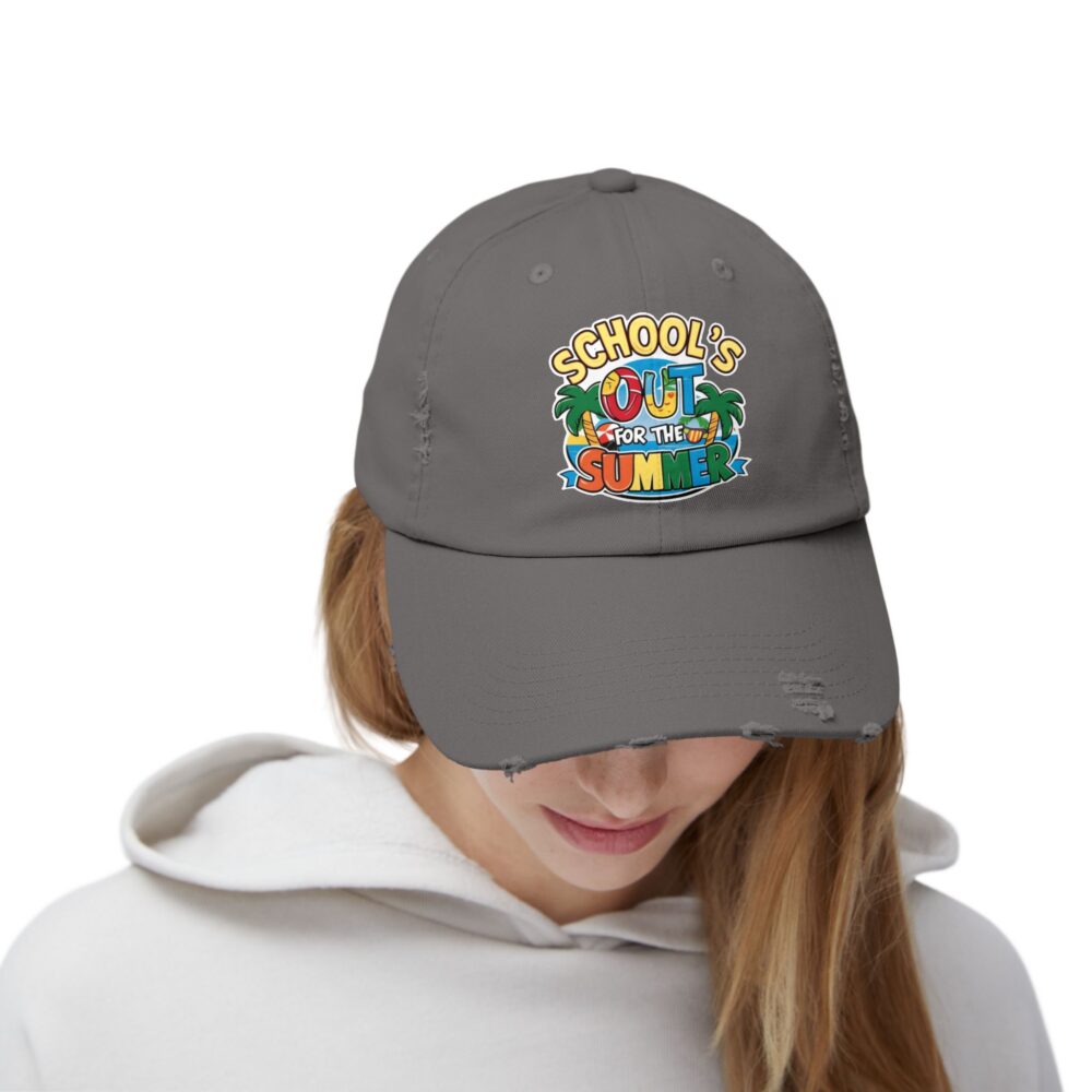 School's Out - Fun Summer Hat, Unisex Adjustable Baseball Cap - Image 24