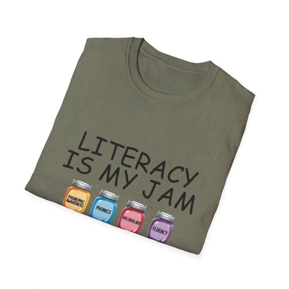 Literacy is My Jam - Unisex Soft Style T-Shirt - Image 24