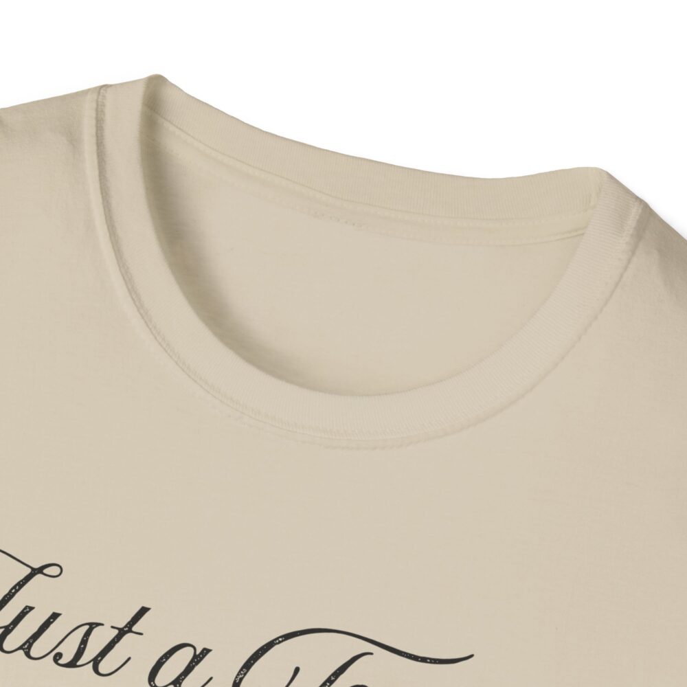 Just a Teacher Who Loves Jesus (black print) - Unisex Soft style T-Shirt - Image 7