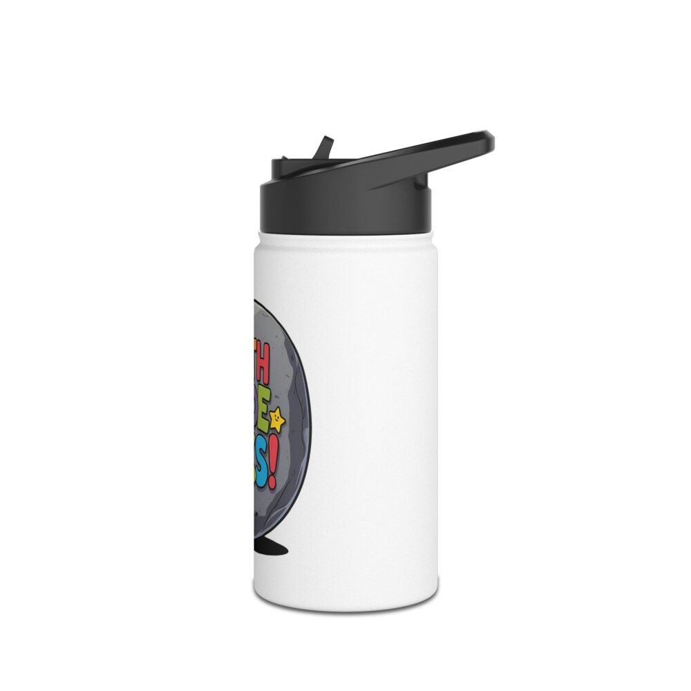 Fourth Grade Rocks (white) - Stainless Steel Water Bottle - Image 4