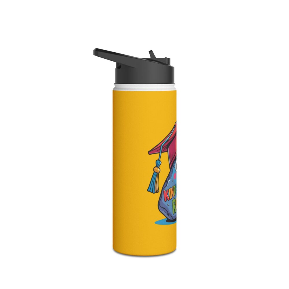 Kindergarten Rocks (golden) - Stainless Steel Water Bottle - Image 7