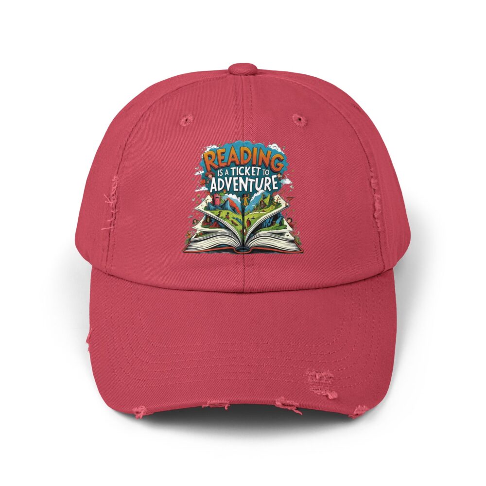 Reading is a Ticket to Adventure - Unisex Adjustable Baseball Cap - Image 29