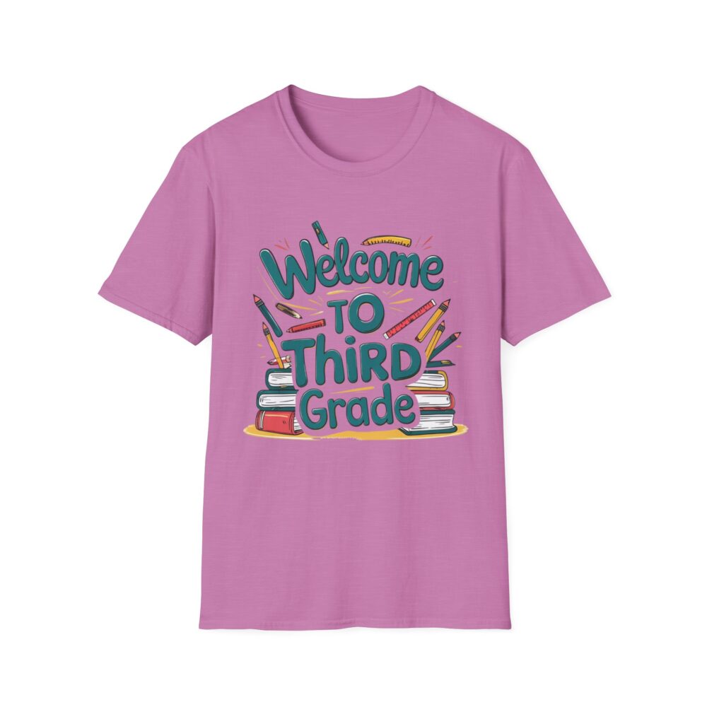 Welcome to Third Grade - Unisex Soft style T-Shirt - Image 41