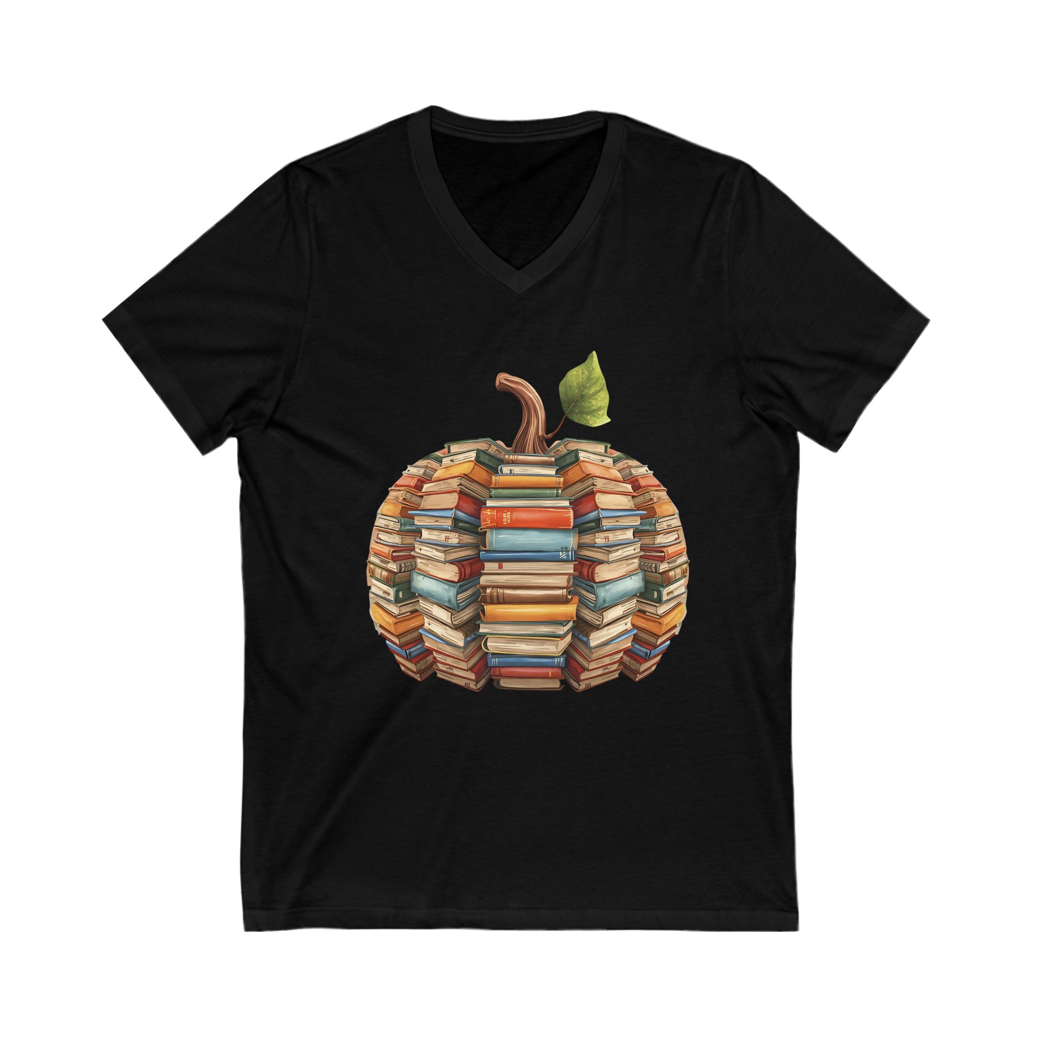 Pumpkin - Unisex V-Neck Tee