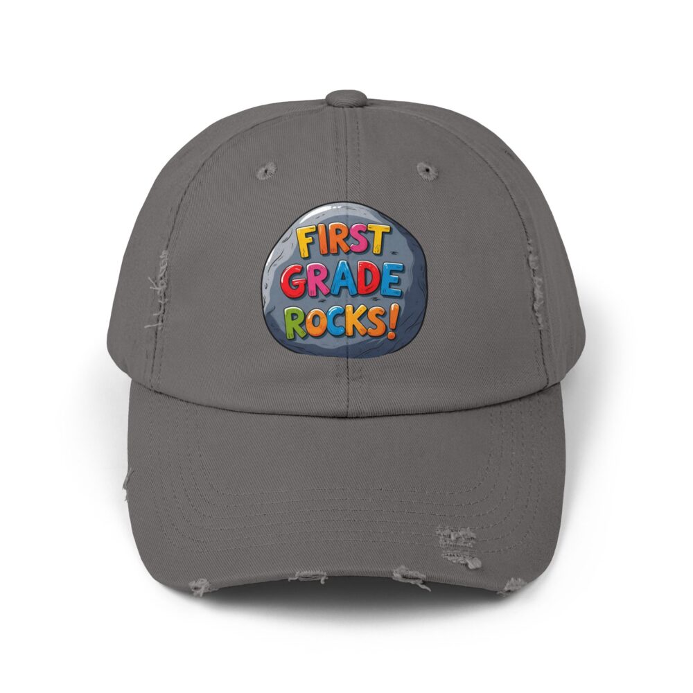 First Grade Rocks, Unisex Adjustable Baseball Cap - Image 21