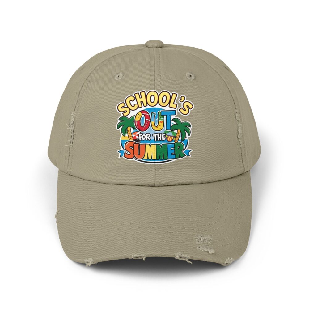 School's Out - Fun Summer Hat, Unisex Adjustable Baseball Cap - Image 13