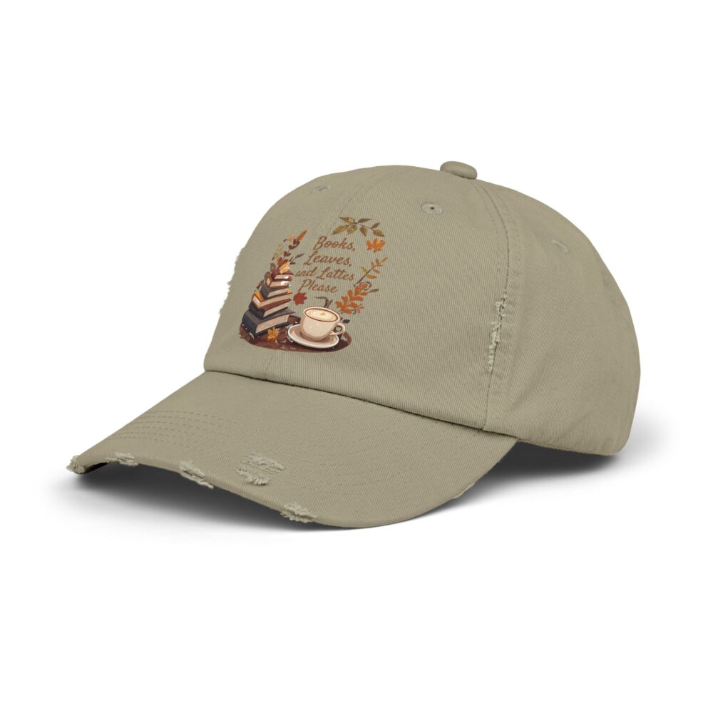 Books, Leaves, and Lattes Please-Unisex Adjustable Baseball Cap - Image 10