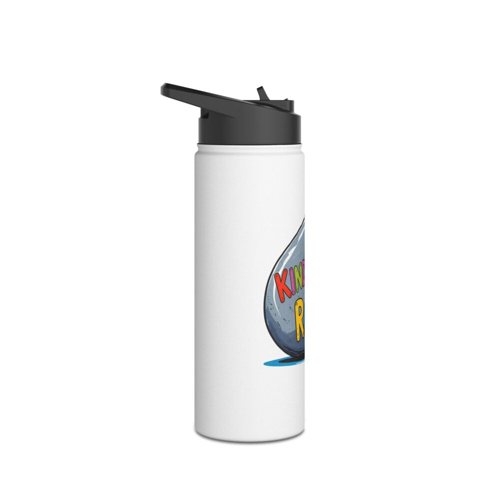 Kindergarten Rocks (white) - Stainless Steel Water Bottle - Image 7