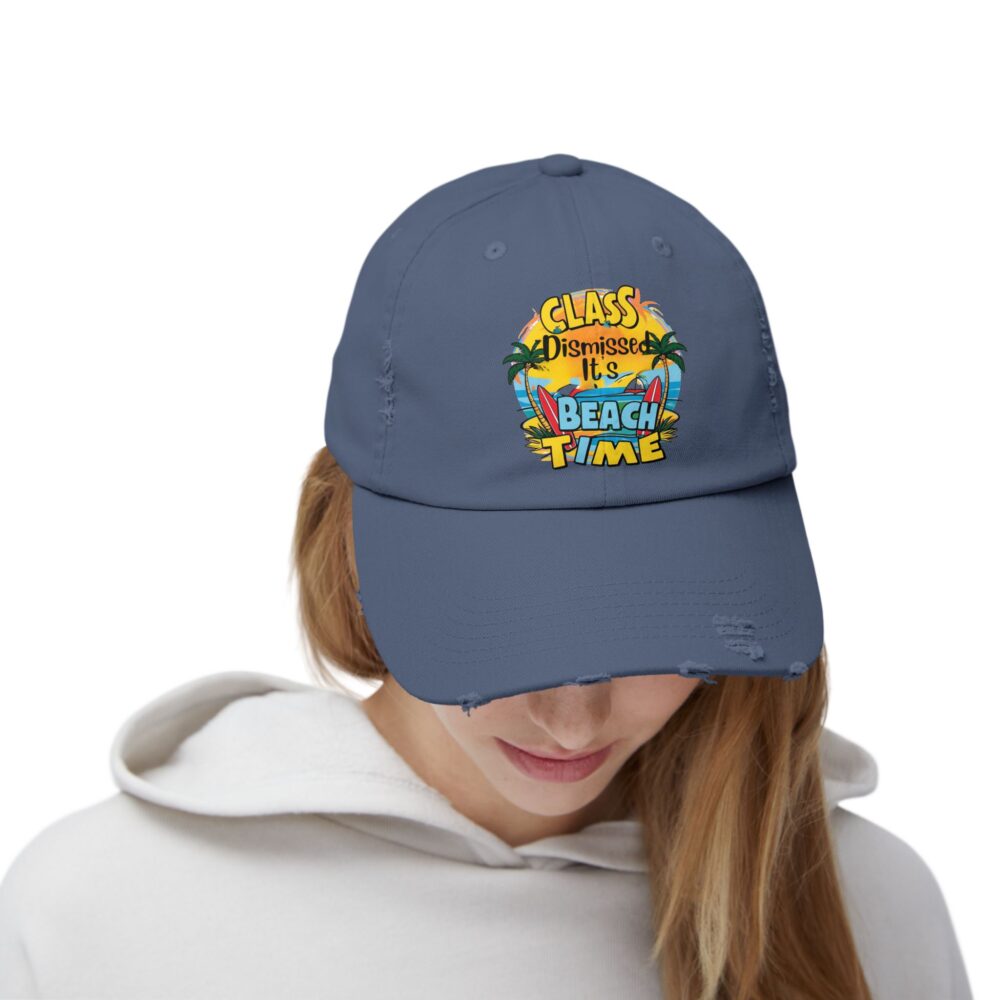Class Dismissed It is Beach Time - Unisex Adjustable Baseball Cap - Image 20