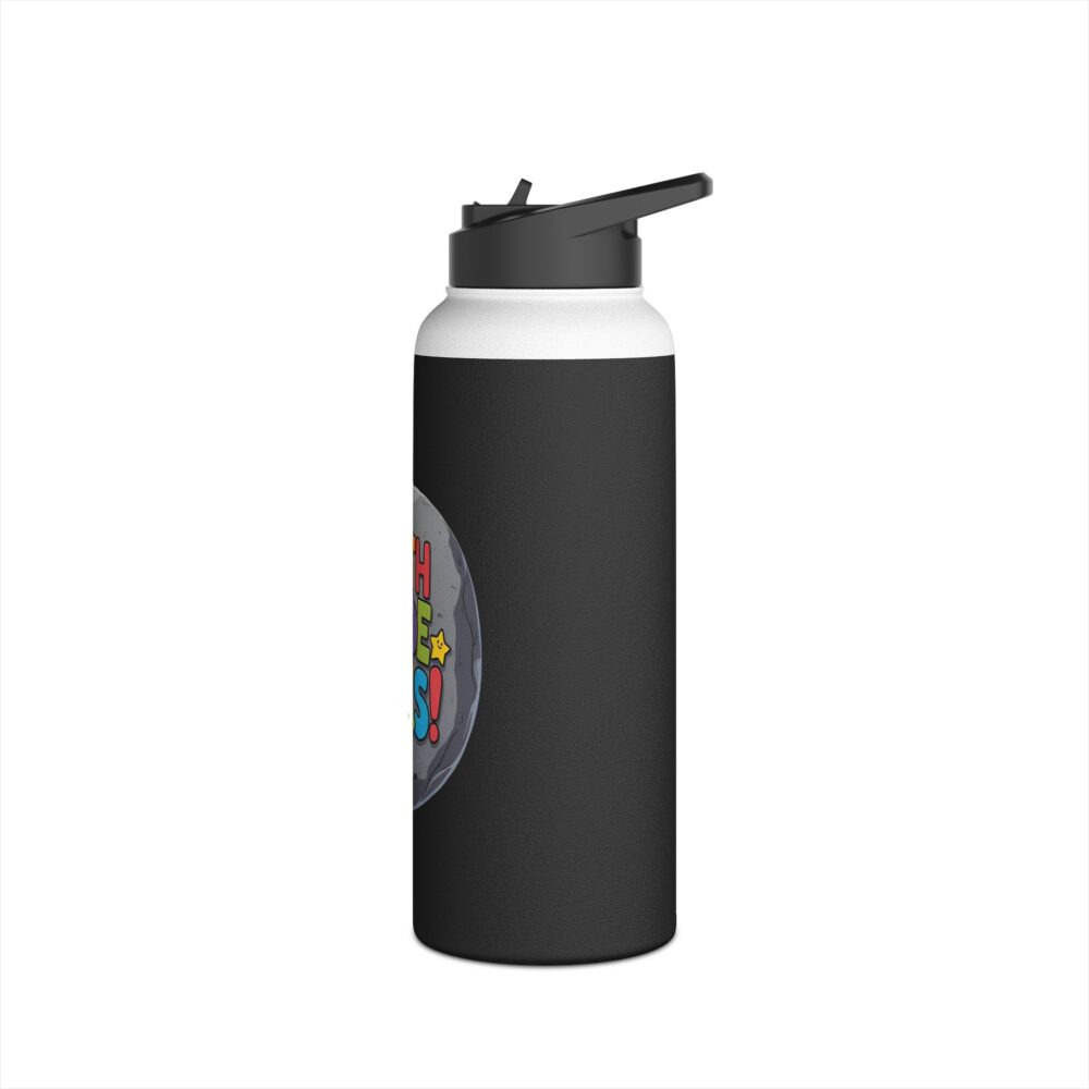 Fourth Grade Rocks (black) - Stainless Steel Water Bottle - Image 12