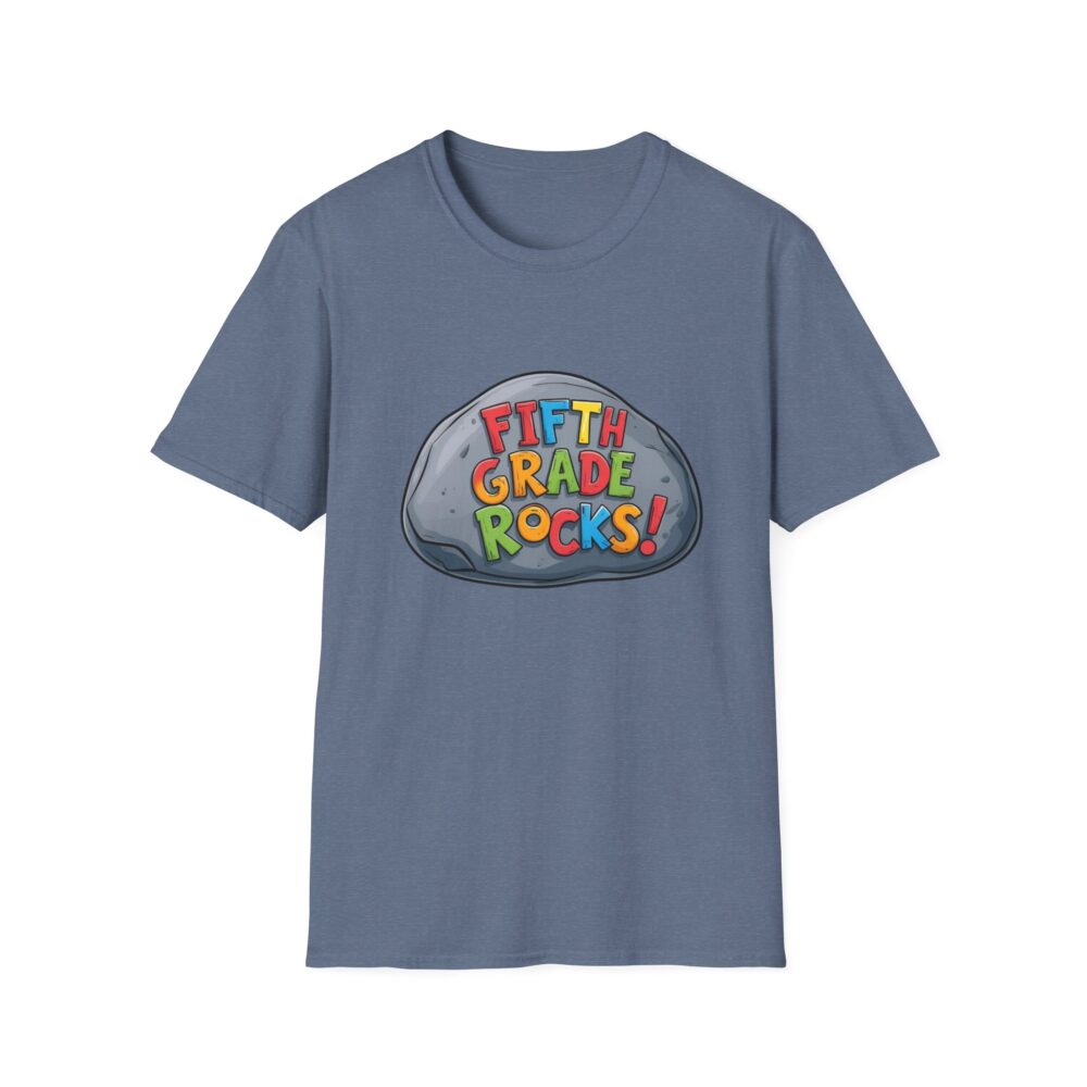 Fifth Grade Rocks - Unisex Soft style T-Shirt - Image 37