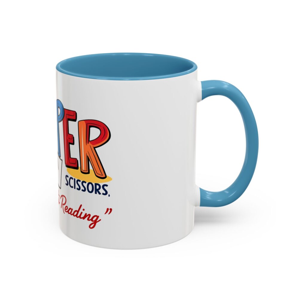 Rock, Paper, Scissors, Nothing Beats Reading - Coffee Mug - Image 34