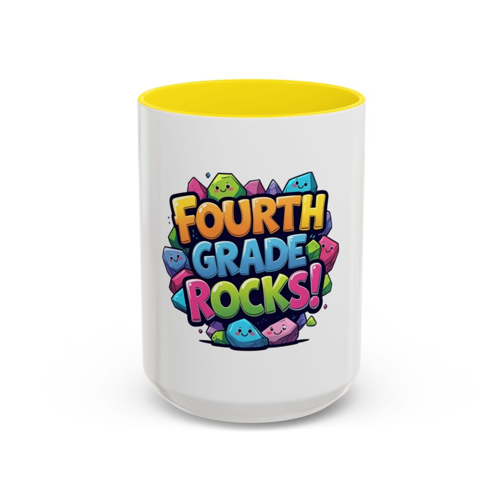 Fourth Grade Rocks - Coffee Mug - Image 61