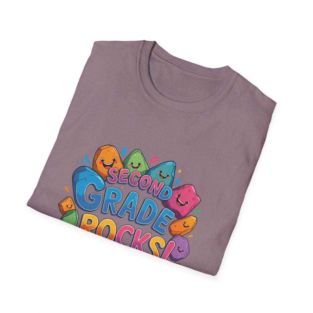 Second Grade Rocks - Unisex Soft style T-Shirt - Image 52