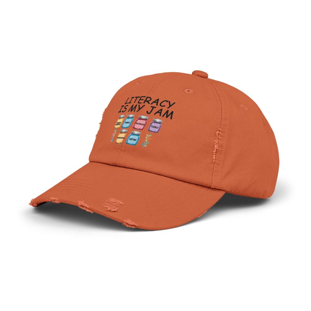 Literacy is My Jam - Unisex Adjustable Baseball Cap - Image 6