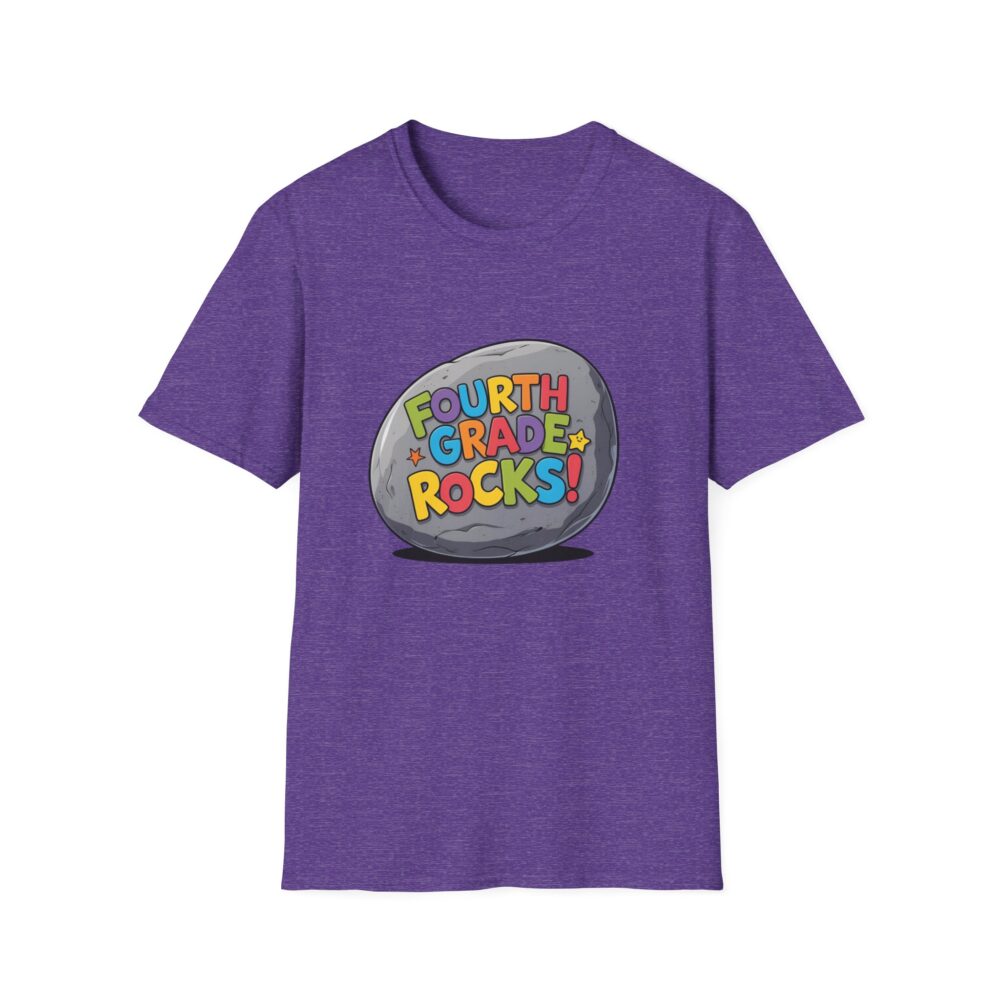 Fourth Grade Rocks - Unisex Soft style T-Shirt - Image 41