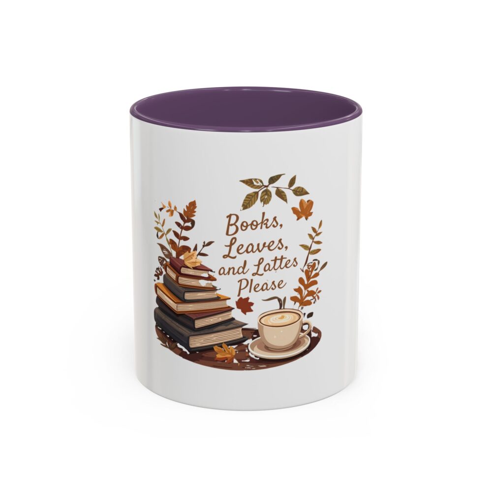 Books, Leaves, and Lattes Please - Coffee Mug - Image 45