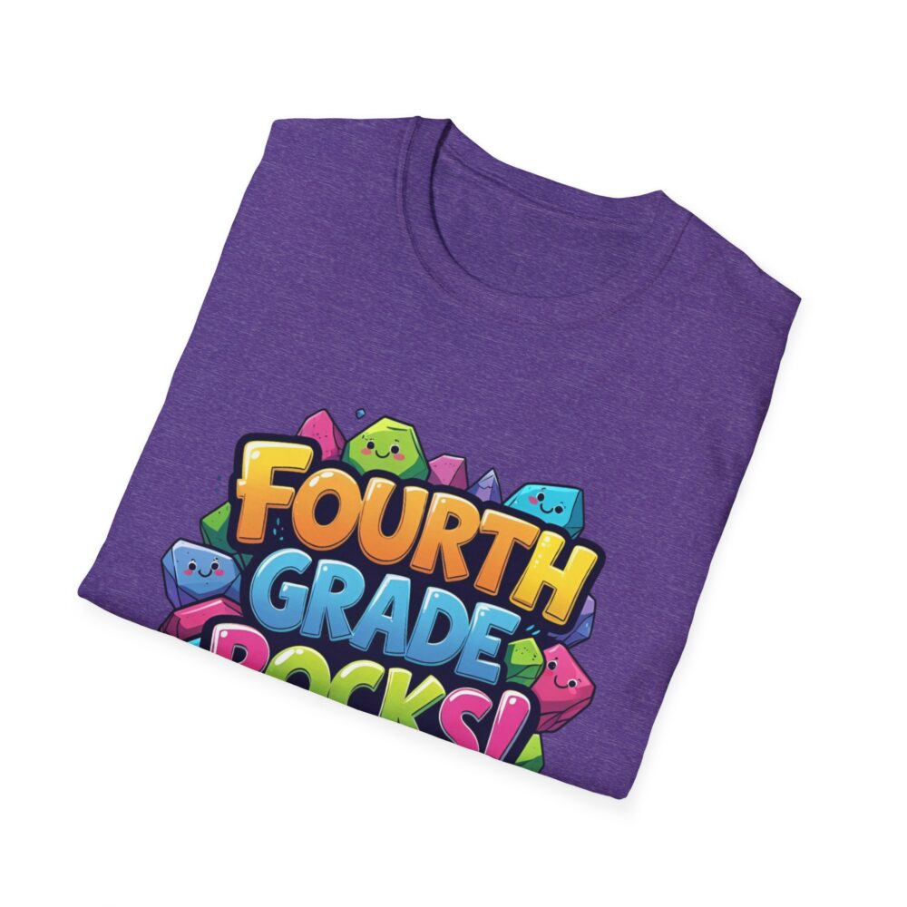 Fourth Grade Rocks - Unisex Soft style T-Shirt - Image 44