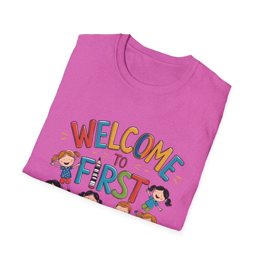 Welcome to First Grade - Unisex Soft style T-Shirt - Image 56