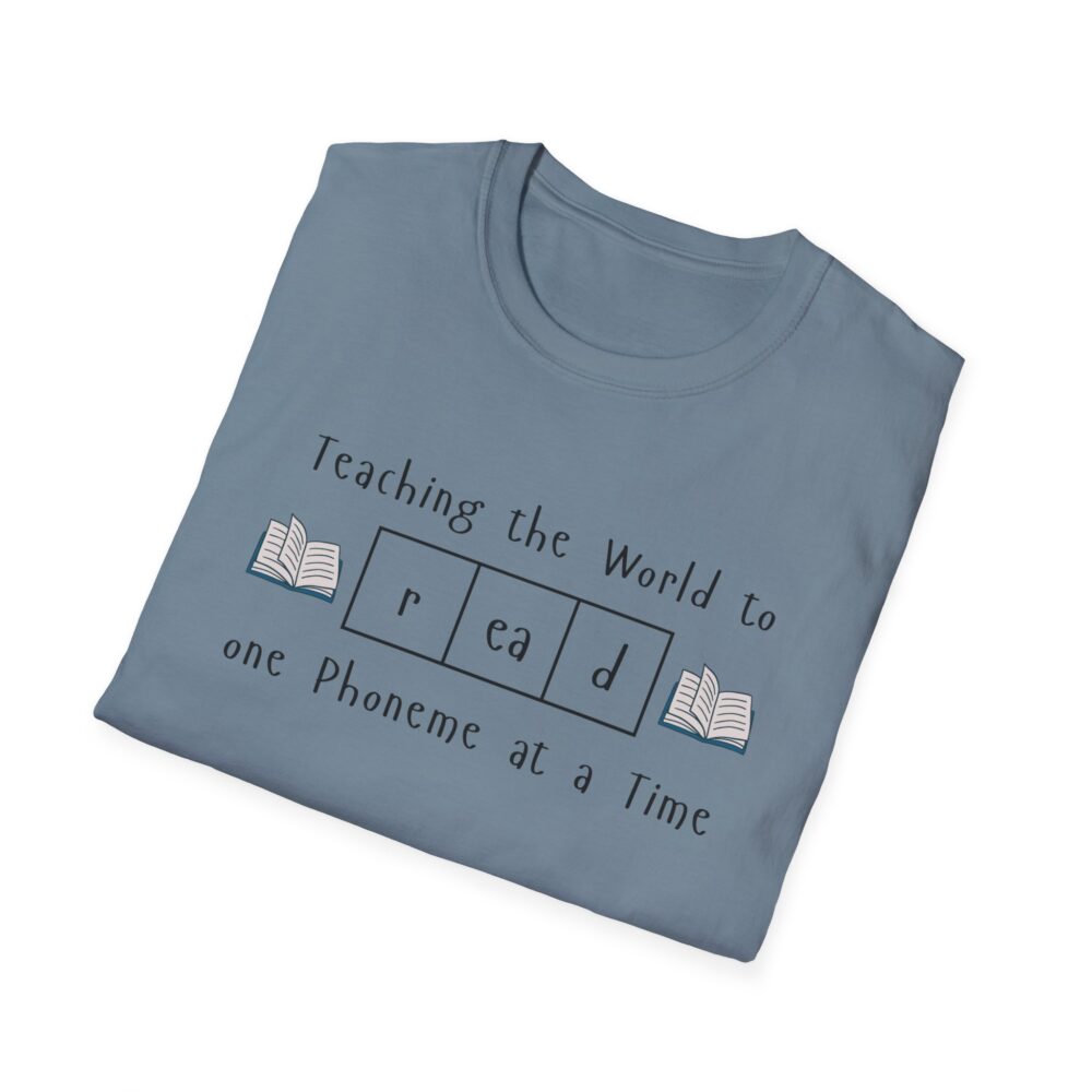 Teaching the World to "Read" One Phoneme at a Time - Unisex Soft style T-Shirt - Image 44