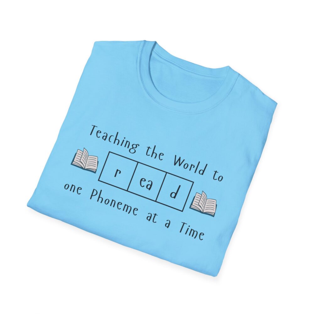 Teaching the World to "Read" One Phoneme at a Time - Unisex Soft style T-Shirt - Image 36