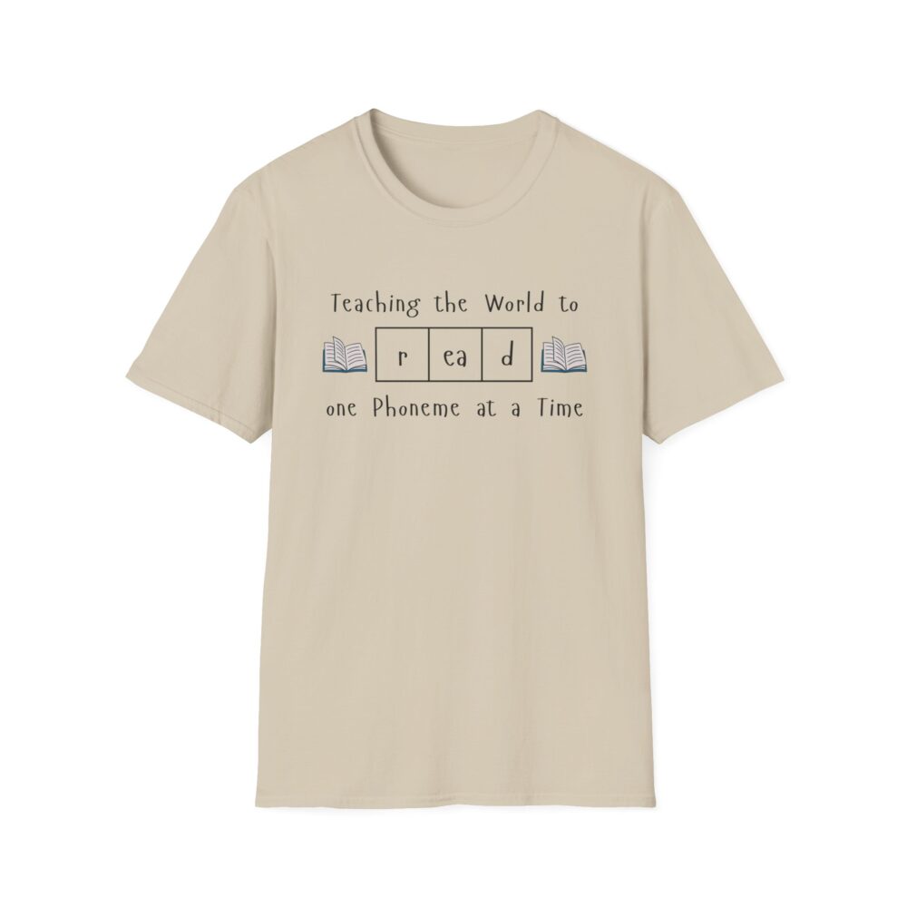 Teaching the World to "Read" One Phoneme at a Time - Unisex Soft style T-Shirt - Image 5