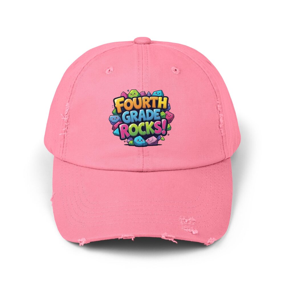 Fourth Grade Rocks, Unisex Adjustable Baseball Cap - Image 25