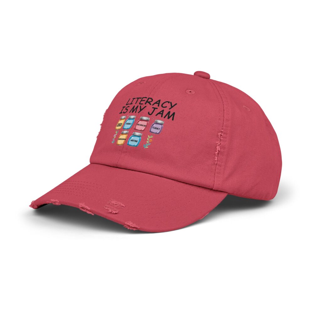 Literacy is My Jam - Unisex Adjustable Baseball Cap - Image 26