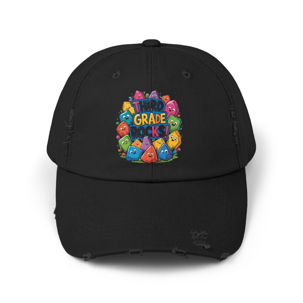 Third Grade Rocks, Unisex Adjustable Baseball Cap