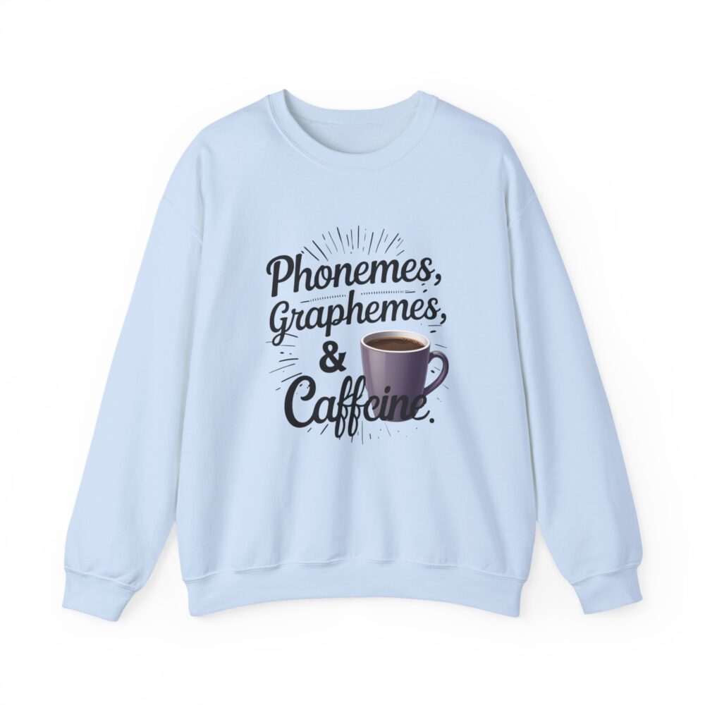 Caffeine & Phonemes Crewneck Sweatshirt | - Image 17
