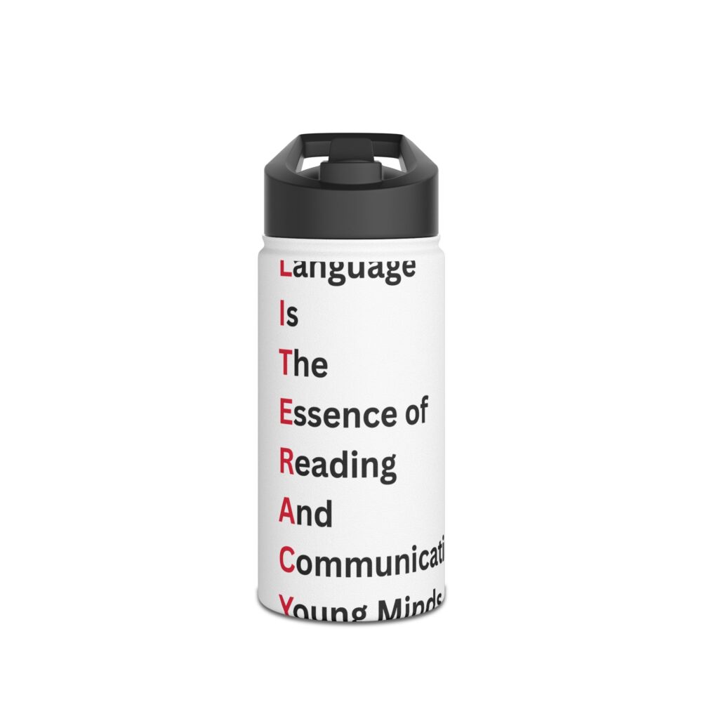LITERACY - Stainless Steel Water Bottle