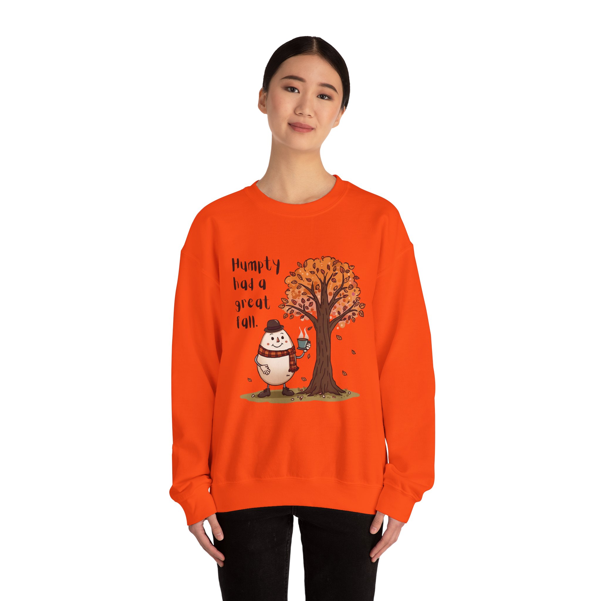 Humpty had a great Fall-Crewneck Sweatshirt - Image 24