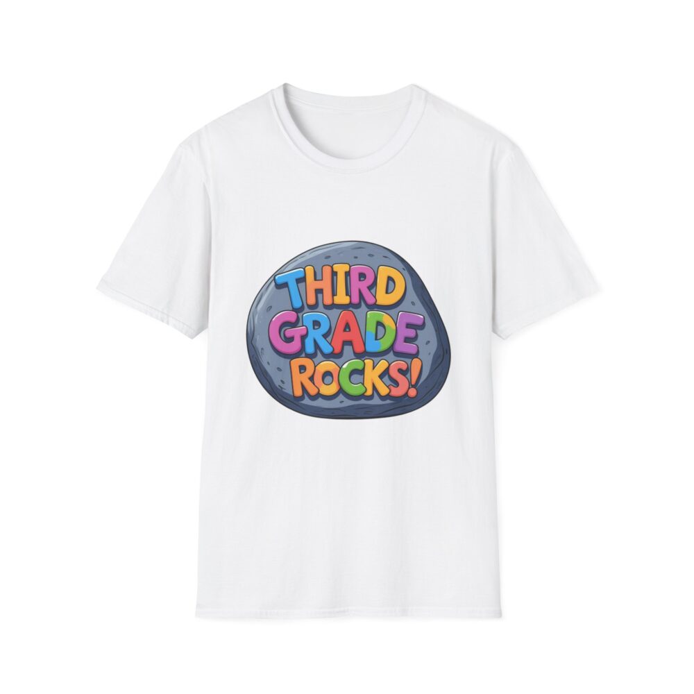 Third Grade Rocks - Unisex Soft style T-Shirt