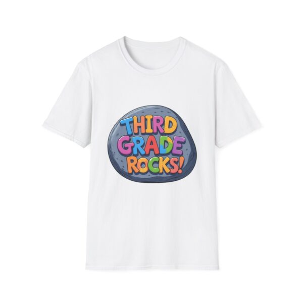 Third Grade Rocks - Unisex Soft style T-Shirt