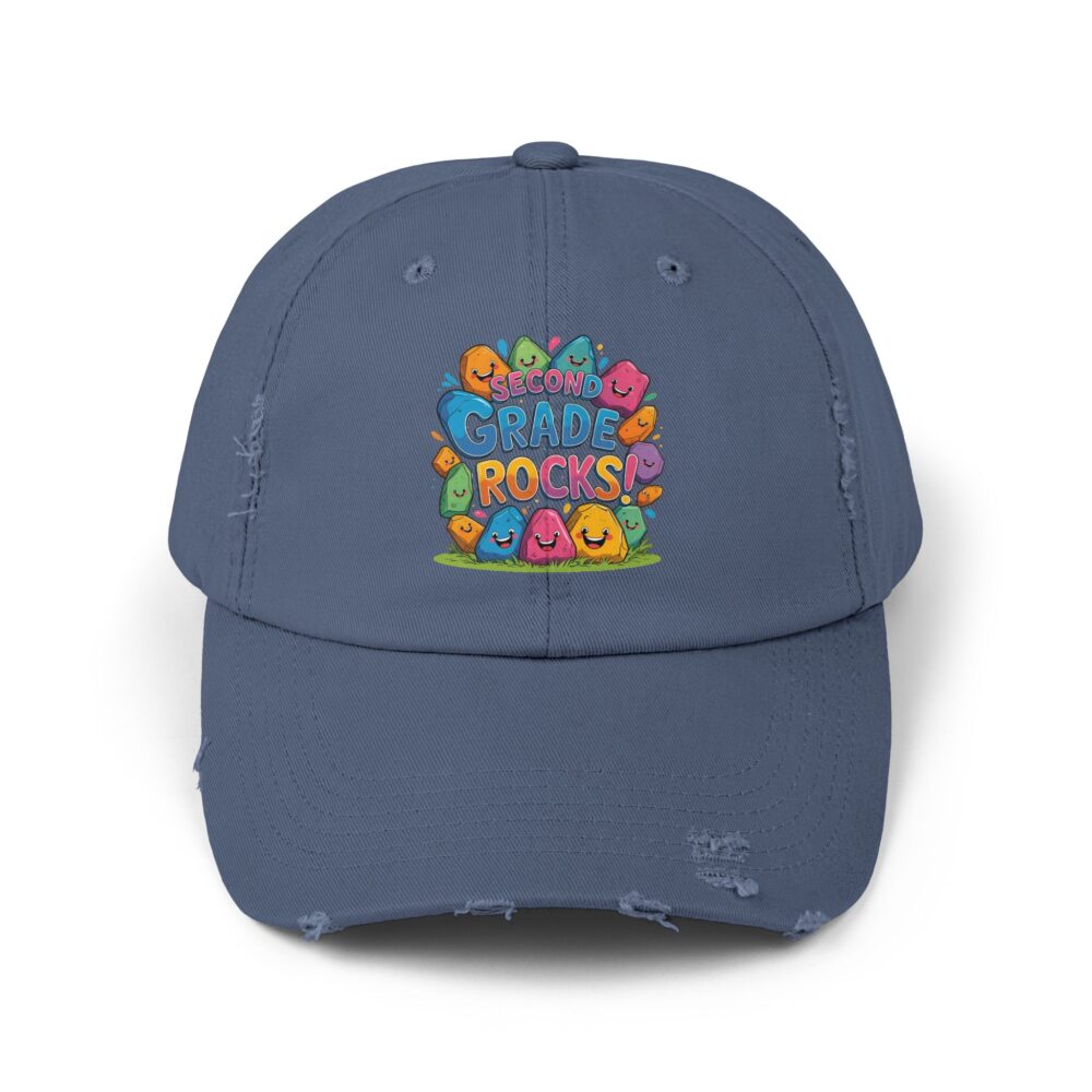 Second Grade Rocks, Unisex Adjustable Baseball Cap - Image 17