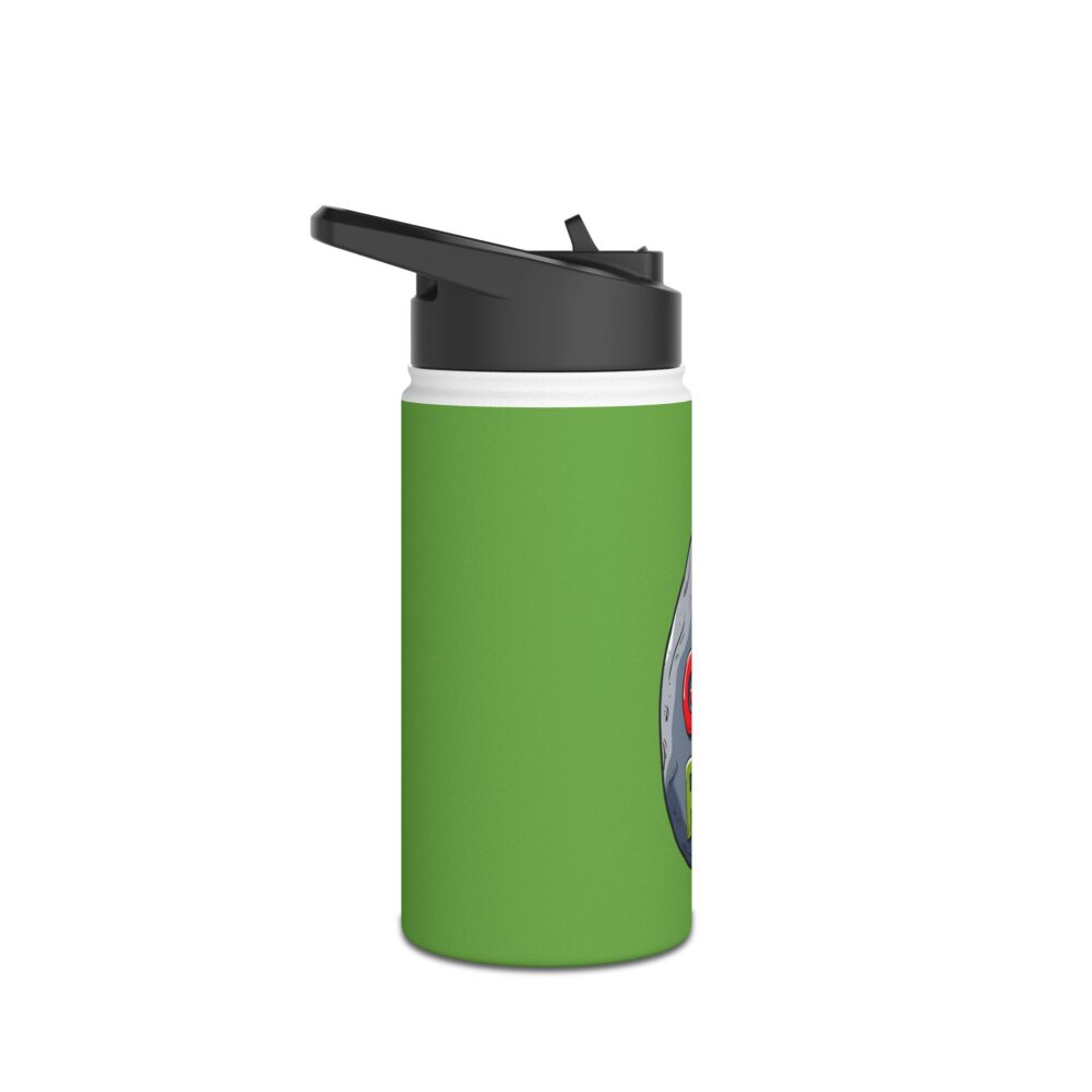 First Grade Rocks (green) - Stainless Steel Water Bottle - Image 3