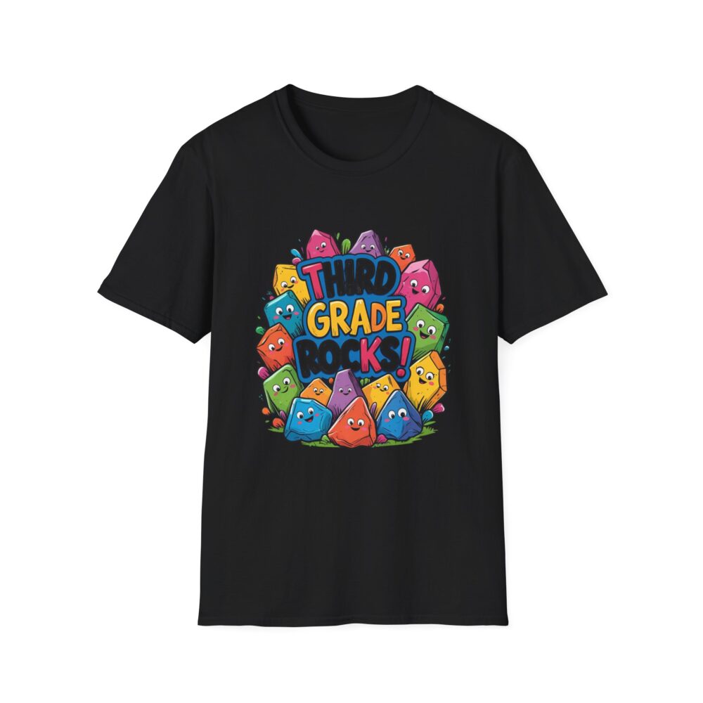 Third Grade Rocks - Unisex Soft style T-Shirt - Image 5