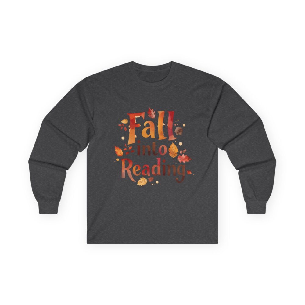 Fall Into Reading - Unisex Long Sleeve Tee - Image 16