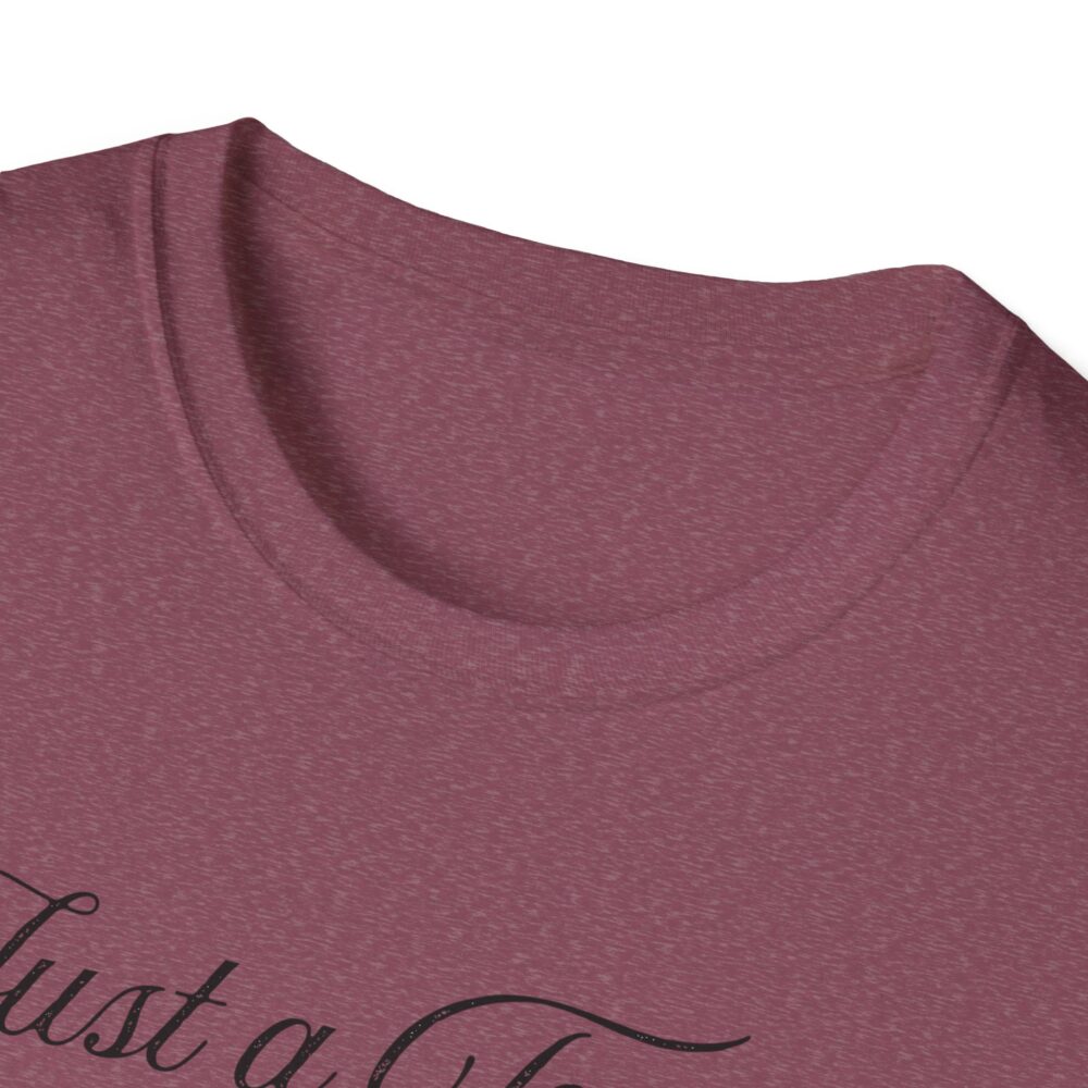 Just a Teacher Who Loves Jesus (black print) - Unisex Soft style T-Shirt - Image 59