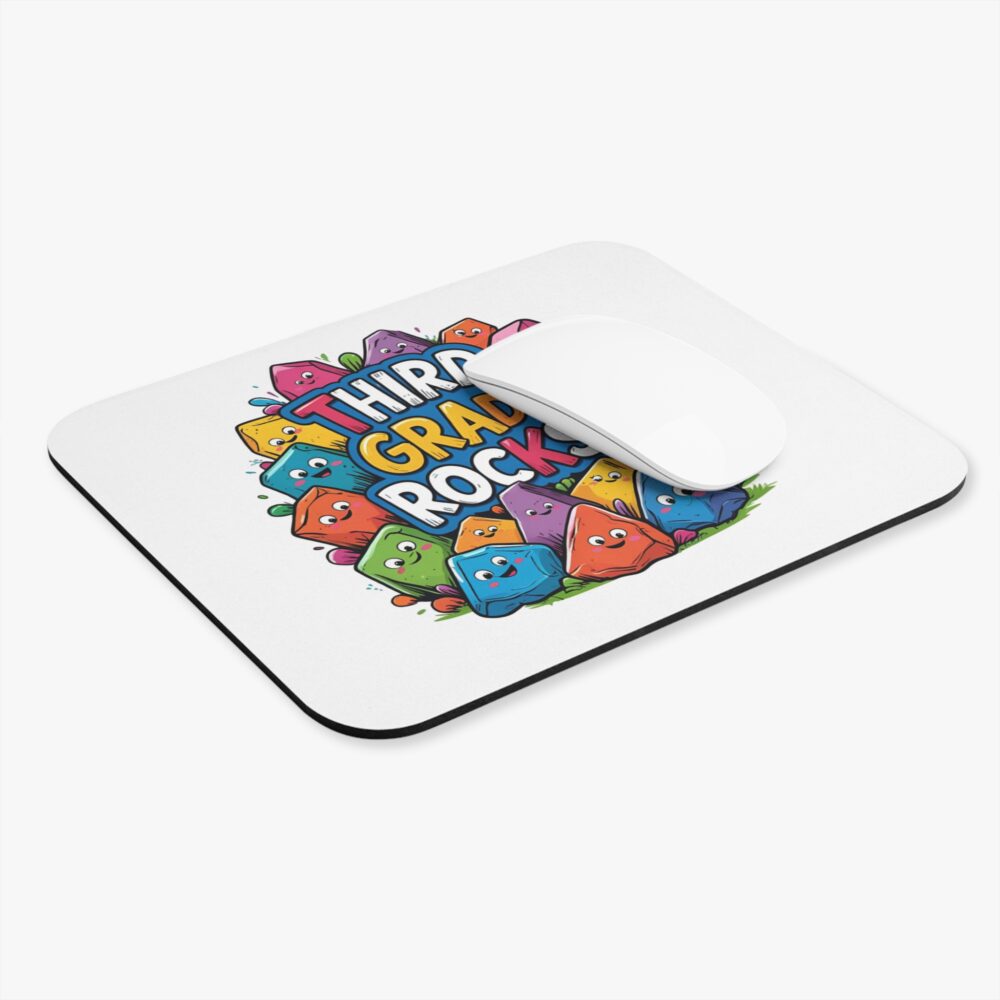 Third Grade Rocks - Mouse Pad - Image 3
