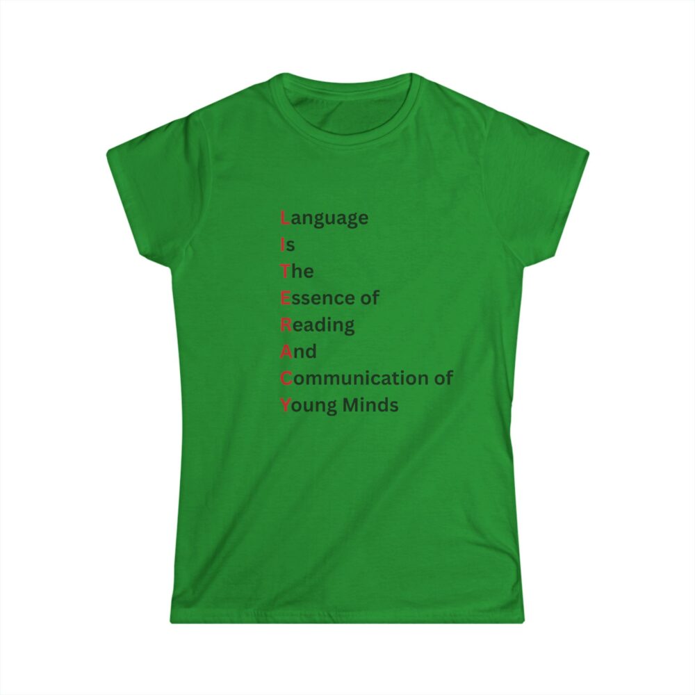 LITERACY - Women's Soft style t-shirt - Image 10