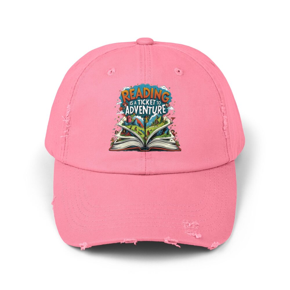 Reading is a Ticket to Adventure - Unisex Adjustable Baseball Cap - Image 25