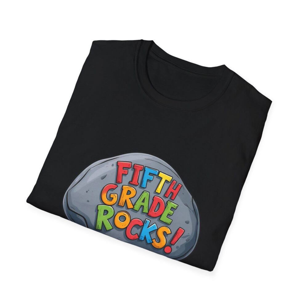 Fifth Grade Rocks - Unisex Soft style T-Shirt - Image 8